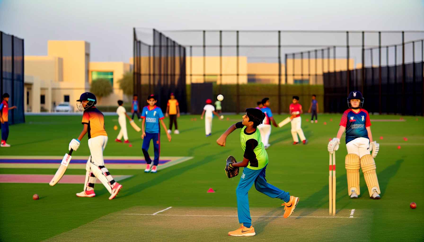 Technique Skills Taught in Youth Cricket Training Sessions